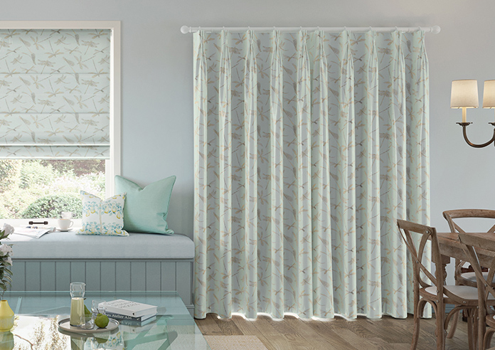 Dragonflies, Pale Blue - Made to Measure Curtains - Image 7